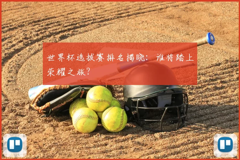 世界杯选拔赛排名揭晓：谁将踏上荣耀之旅？